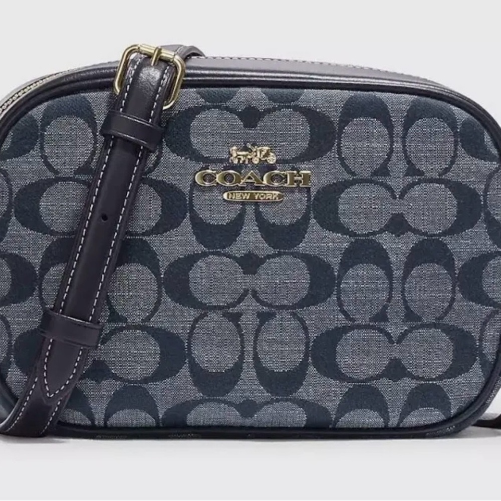 Coach Women's Mini Jamie Denim Camera Bag